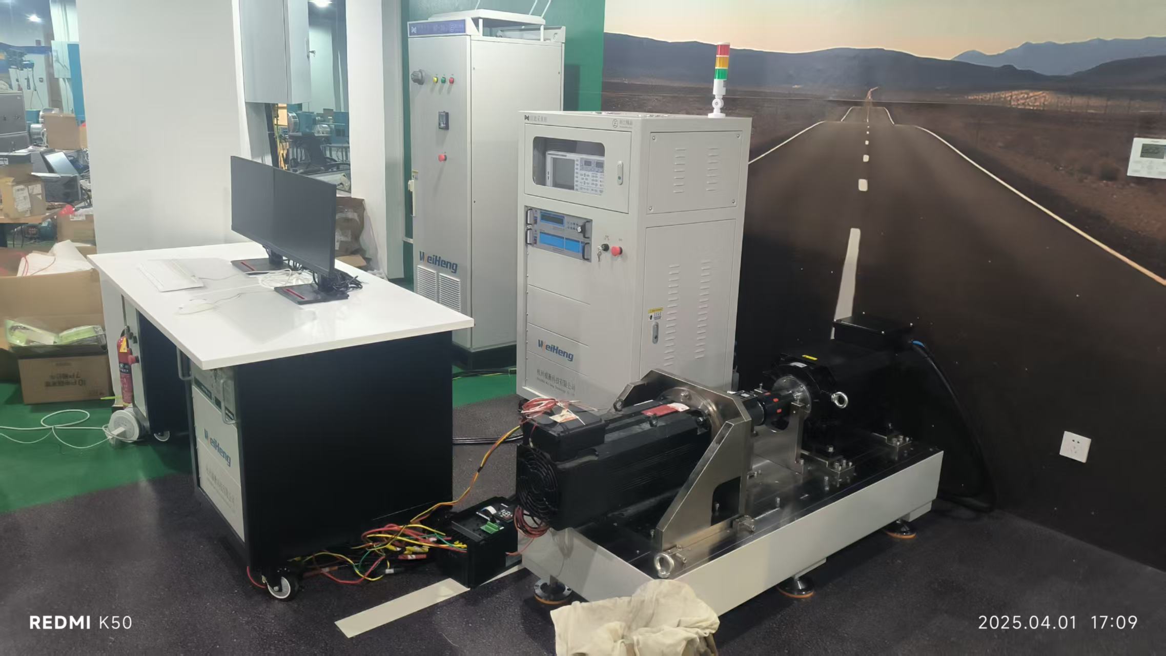 峰岧科技（上海）有限公司調試現場